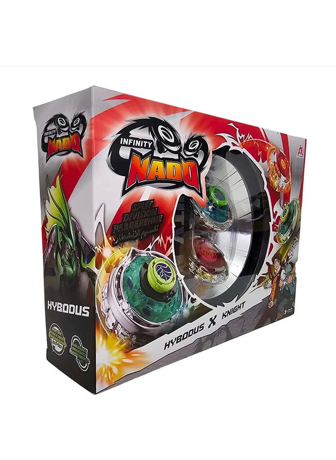 Infinity Nado Split Series Hybodus & Knight Spinning Tops Set