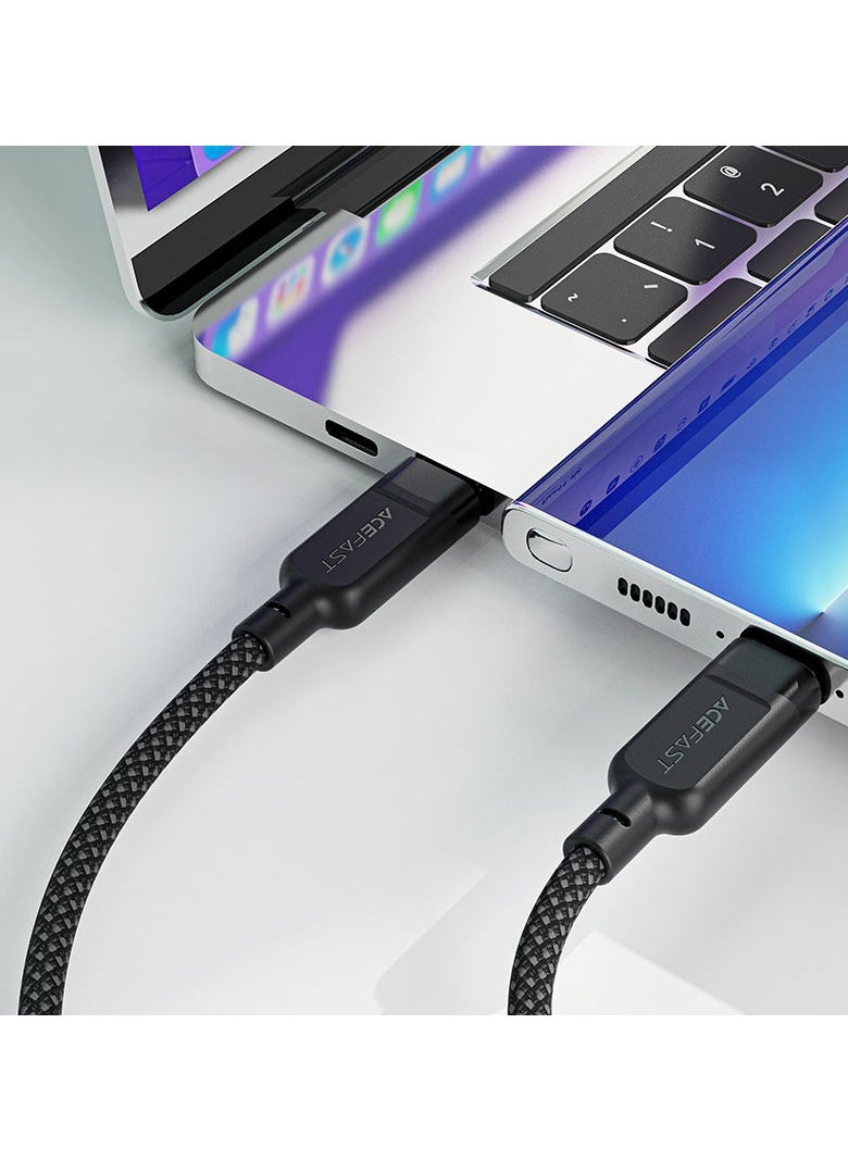 ACEFAST C5-11 USB-C 2-in-1 100W Intelligent Balance Aluminum Alloy Connectors Charging Data Cable