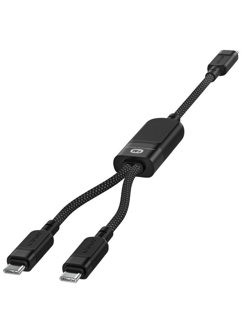 ACEFAST C5-11 USB-C 2-in-1 100W Intelligent Balance Aluminum Alloy Connectors Charging Data Cable