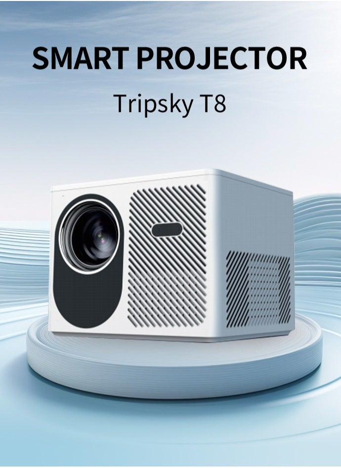 Projector H713 Home Convenient 1080P Ultra HD Projector Auto Focus Mobile Phone Wireless Cast Screen