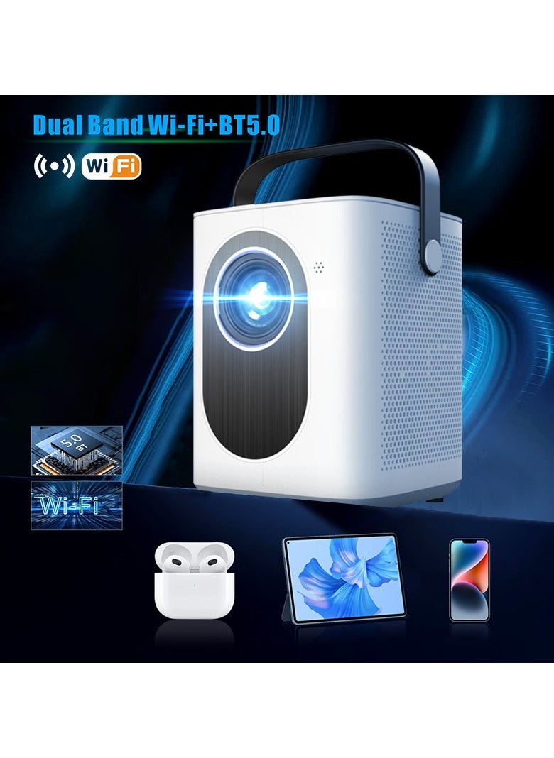 Projector home portable 1080P HD projector cell phone wireless small projector new product