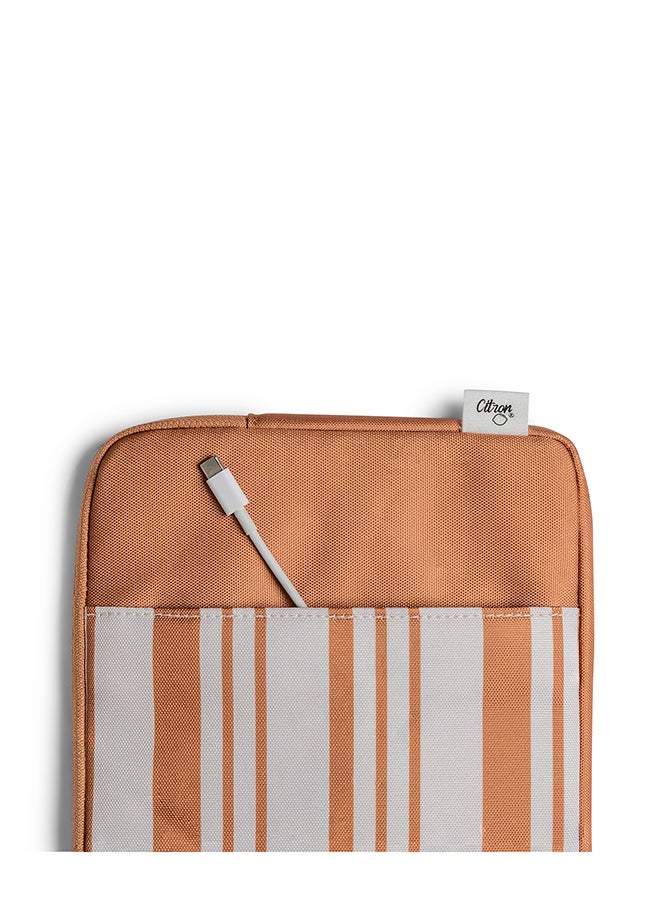 Caramel Ipad 10.9 Inch Protective Sleeve With Zipper - Elegant Tablet Protection