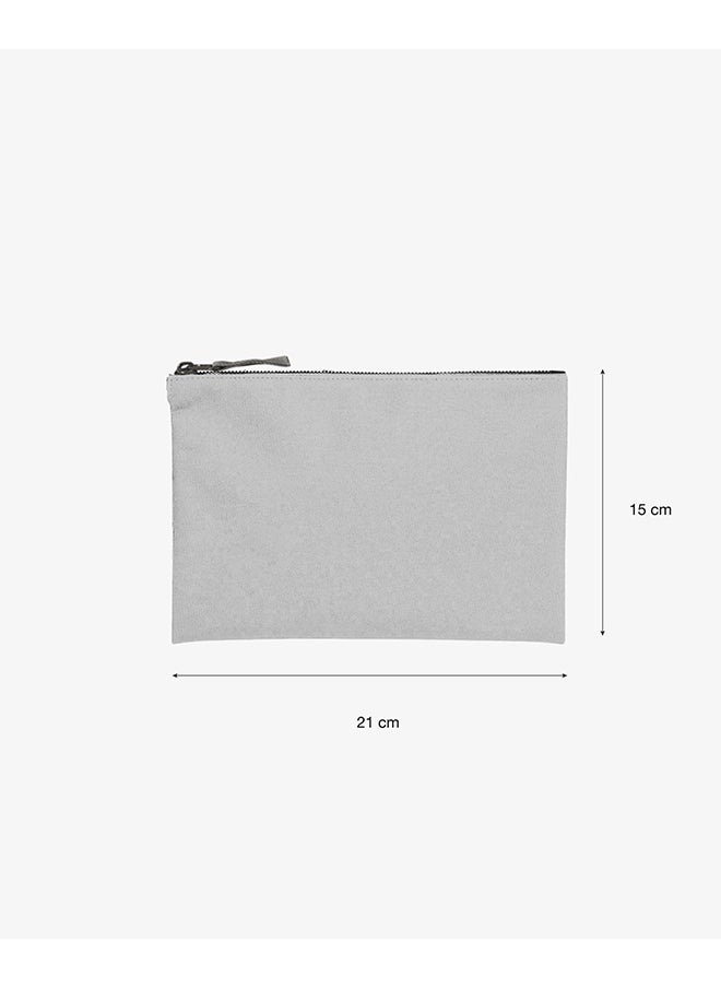 Brand Multipurpose Zipper Pouch Caramel - Everyday Lightweight, Plastic - Free Storage For Toiletries, Pens, Cosmetics, And More