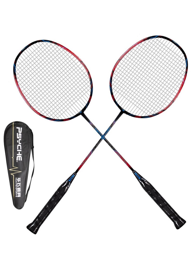 Outdoor Sports Badminton Racket Set Suitable For Children And Adults, With Global Racket Cover, Casual Family Sports