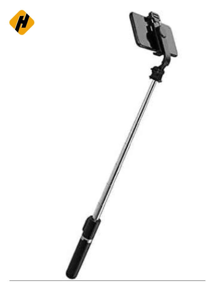 Q02 Selfie Stick Tripod Multifunctional Stretch 103cm Wireless Tripod Black