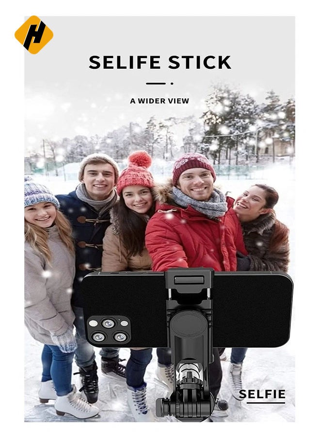 Long Selfie Stick,Reinforced Tripod Stand Upto 61 inch/156cm,Multi-function Bluetooth Selfie Stick with 1/4 Screw Compatible with Mobile Phone Camera for YouTube Photo Live Stream