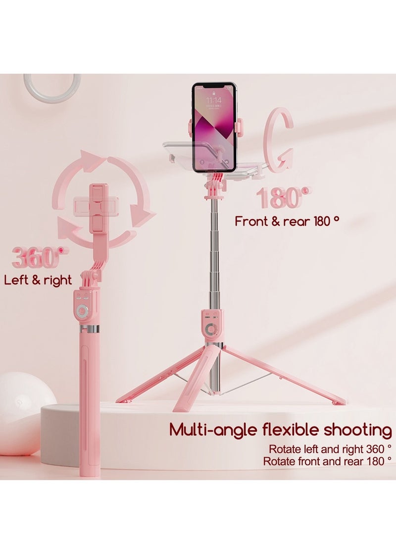 Extendable Selfie Stick with Remote, Black, 1.3 Meters