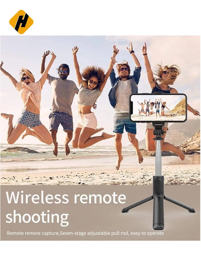 Selfie Stick, Extendable Selfie Stick with Wireless Remote and Tripod Stand, Portable, Lightweight, Compatible with iPhone 13/13 Pro/12/11/11 Pro/XS