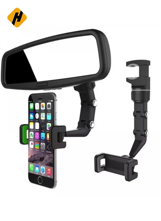 BASTEC mobile phone holder for car mirrors with 360-degree control BC945