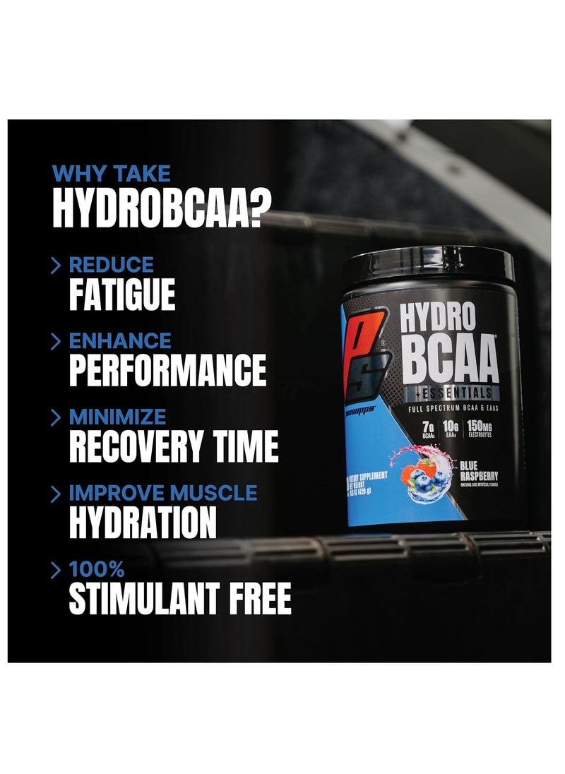 PROSUPPS Hydro BCAA Plus Essentials 30 Serving Blue Raspberry