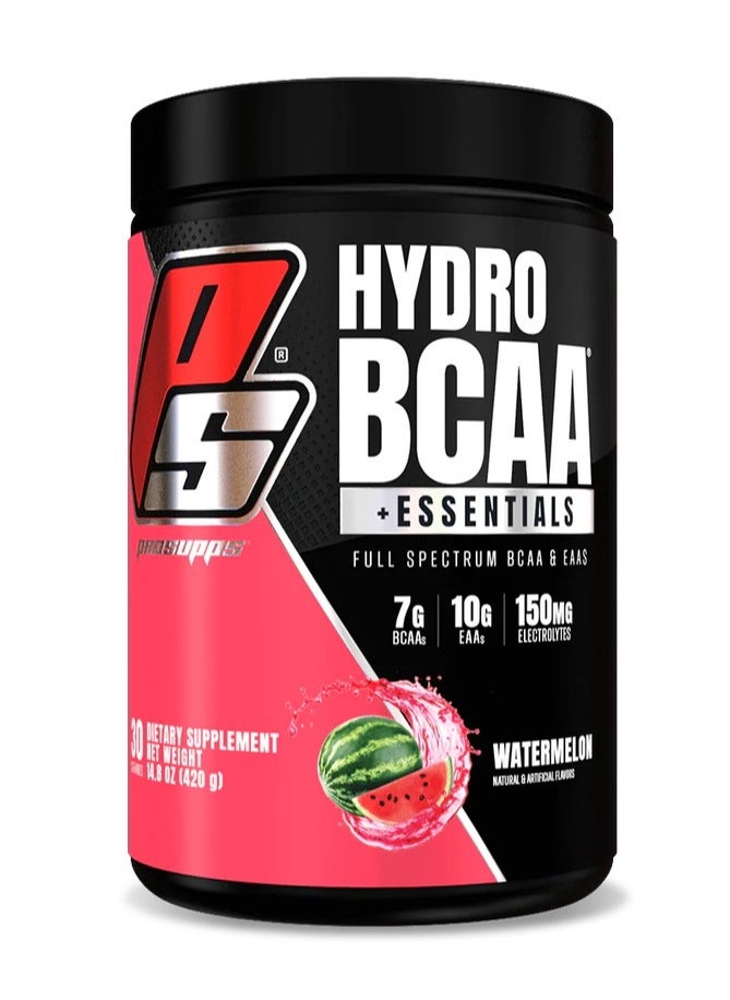 PROSUPPS Hydro BCAA Plus Essentials 30 Serving Watermelon