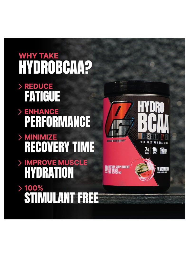 PROSUPPS Hydro BCAA Plus Essentials 30 Serving Watermelon