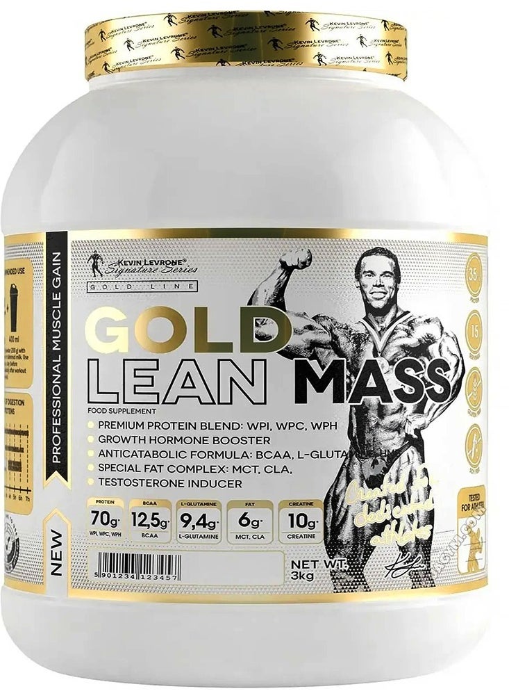 Gold Lean Mass, Cookies And Cream, 3 Kg