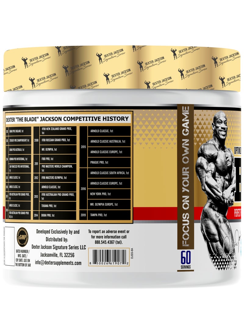 Gold Series BCAA 6000 - Boosts Muscle Recovery & Performance (Blue Raspberry, 60 Servings)