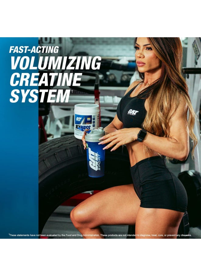 GAT Sport JetMass Fact-Acting Volumizing Creatine System, 30 Servings (Strawberry Lemonade)