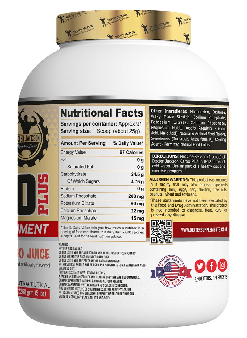 Gold Series Carbo Plus - Optimized Carbohydrate Blend for Endurance - Mango, 91 Servings (5 lbs)