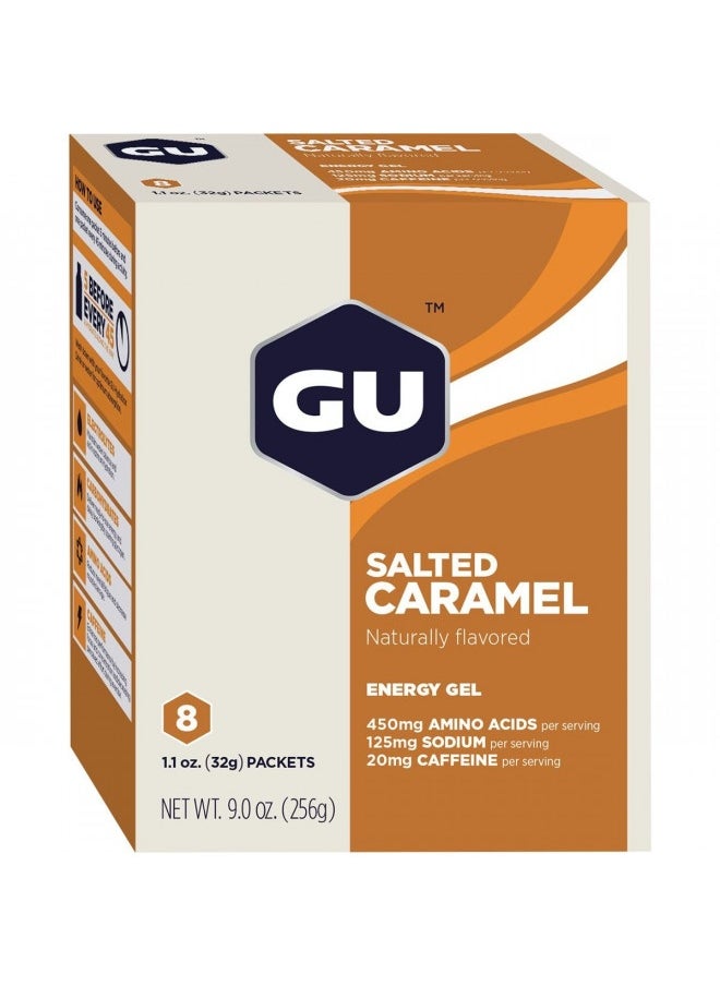 Original Sports Nutrition Energy Gel, 8-Count, Salted Caramel