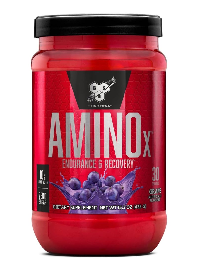 BSN, Amino-X, Endurance & Recovery, 435g, Grape, 30 Servings