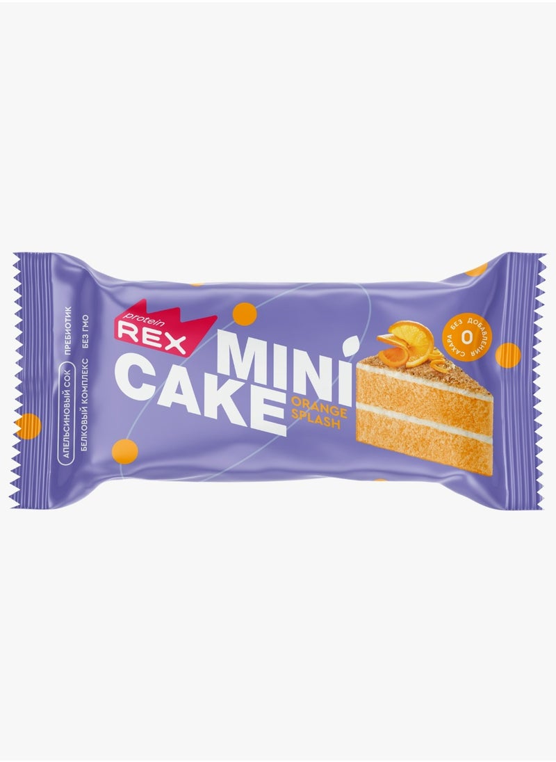 Rex Protein Mini Cake by Rex Bakes Orange Splash Flavour 8x40g