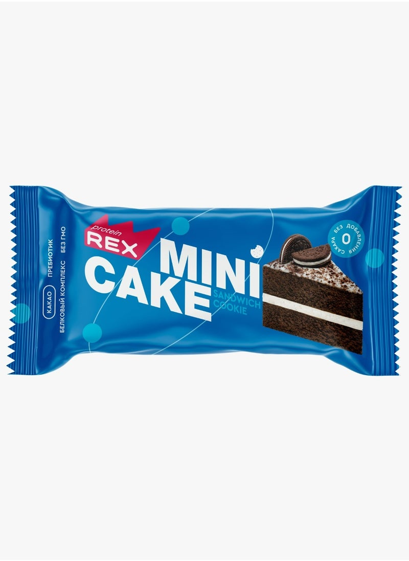 Rex Protein Mini Cake by Rex Bakes Sandwich Cookie Flavour 8x40g