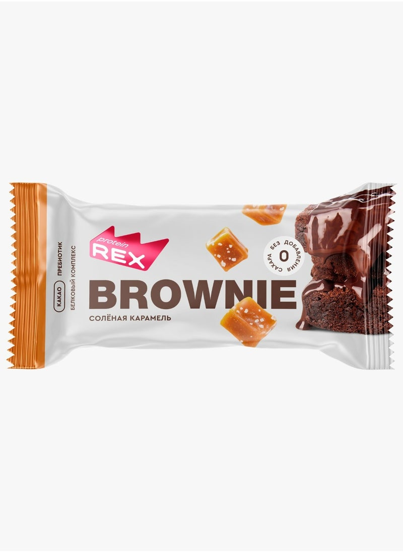 Rex Protein Cake Brownies High-Protein, Low-Sugar Salted Caramel 12x50g