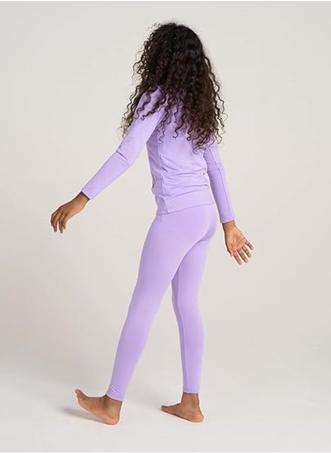 Children's solid color thermal underwear sets Soft tops and bottoms Children's soft sleepwear sets