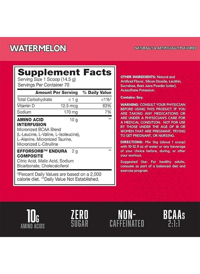 BSN INC. Amino X Supplement, Watermelon 30 Servings