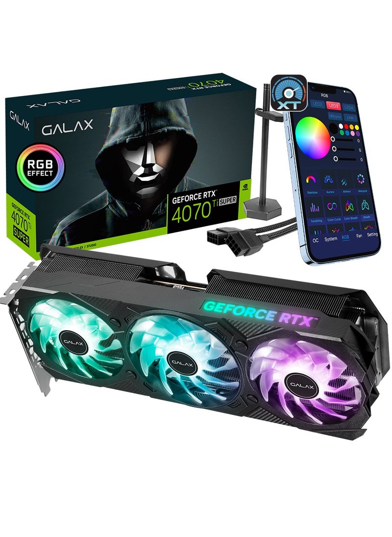 GALAX GeForce RTX 4070 Ti SUPER EX Gamer 1-Click OC 16GB GDDR6X 256-bit DP*3/HDMI 2.1/DLSS 3