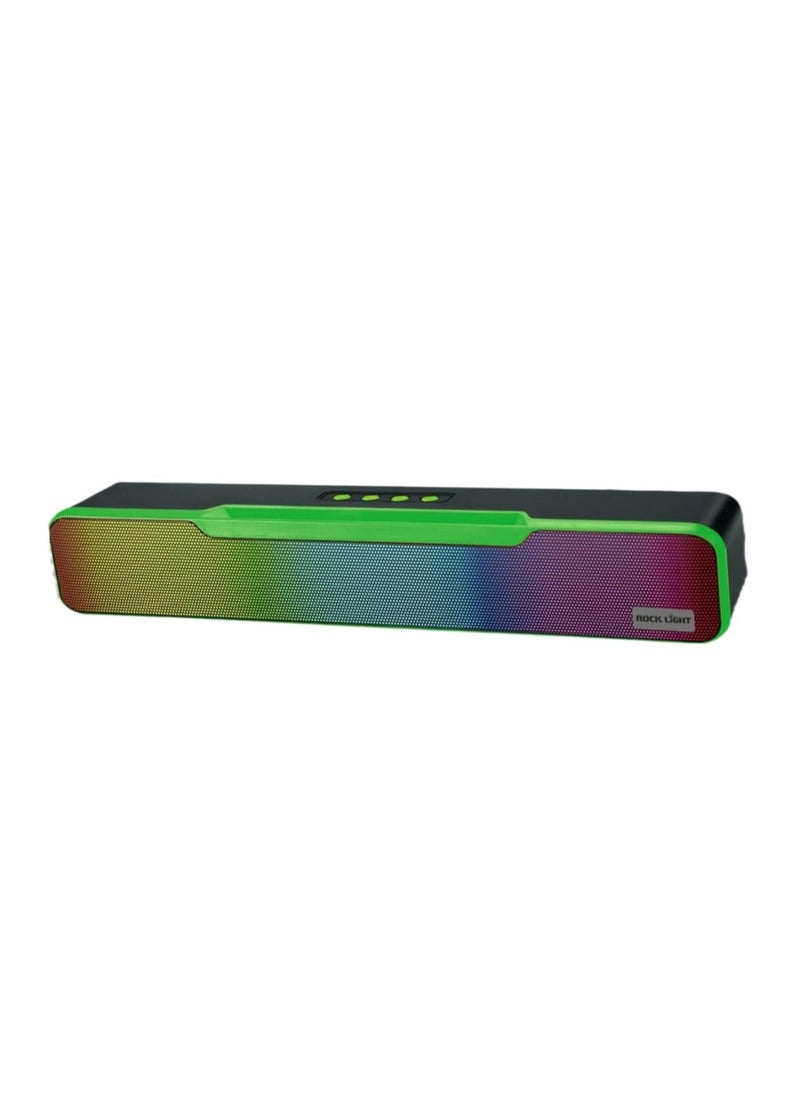 Wireless Soundbar with RGB Light RL-S507 Featuring BT V5.0, USB Support, 1500 Mah Big Battery, FM Radio and 5W X 2 Output Speaker