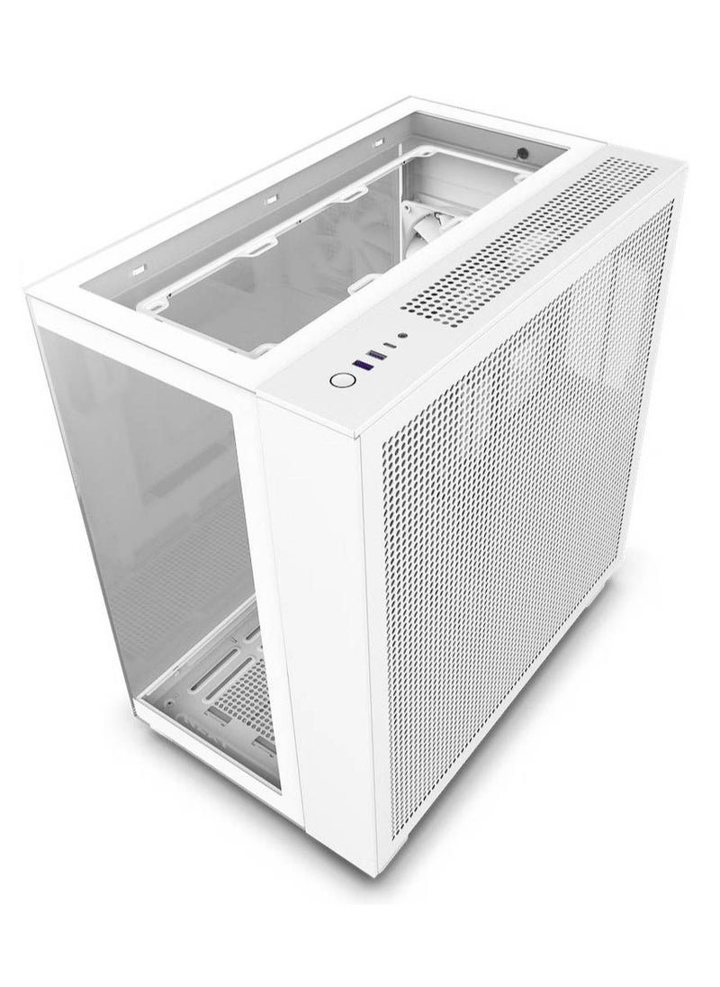 NZXT H9 Elite Dual-Chamber ATX Mid-Tower PC Case , White | CM-H91EW-01