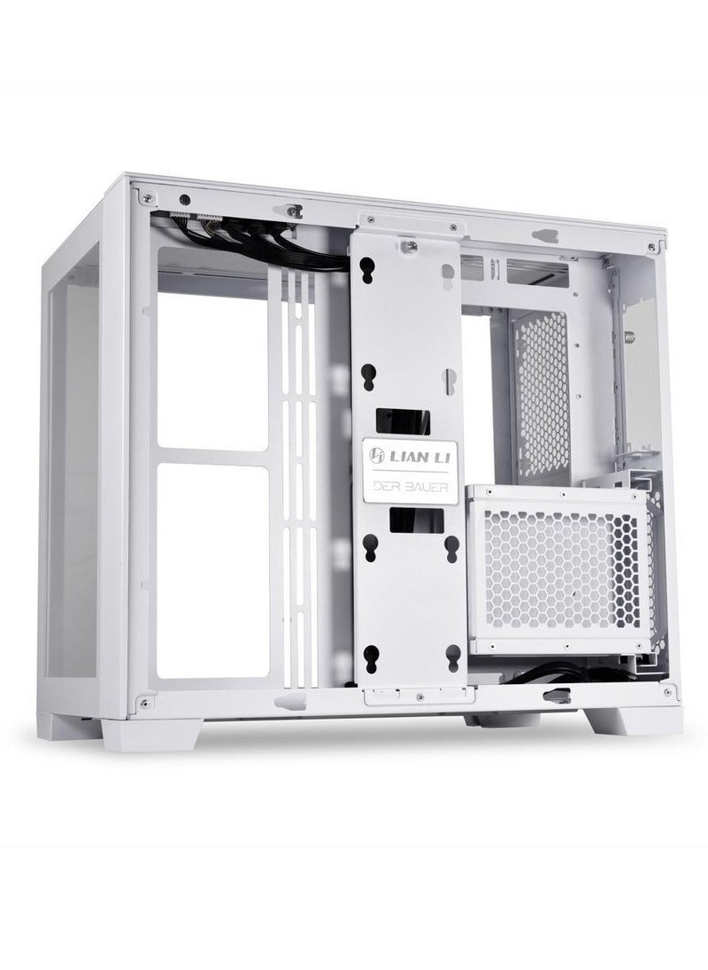 Lian Li O11 Dynamic Mini Snow White - White SECC , Mini Tower Computer Case | G99.O11DMI-S.00