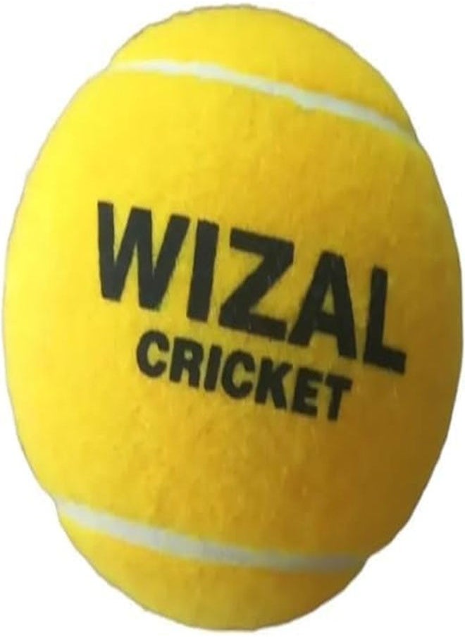 WIZAL Cricket Tape Tennis Balls - Pack of 3 Tennis Balls for Tape Ball Cricket (3 pack)