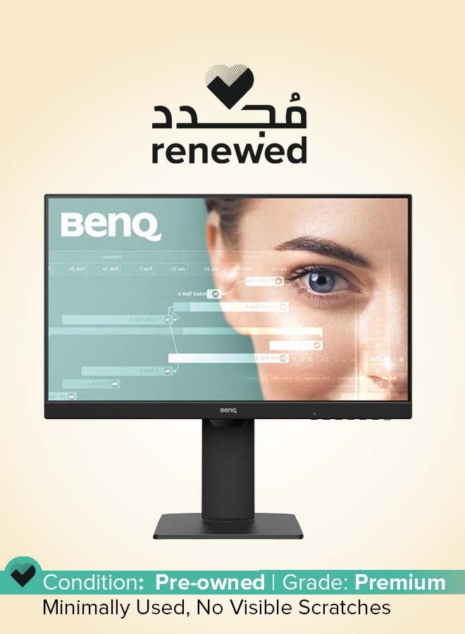 Renewed - 27-Inch 1920x1080 IPS Full HD 50/60Hz LED Background Monitor Black