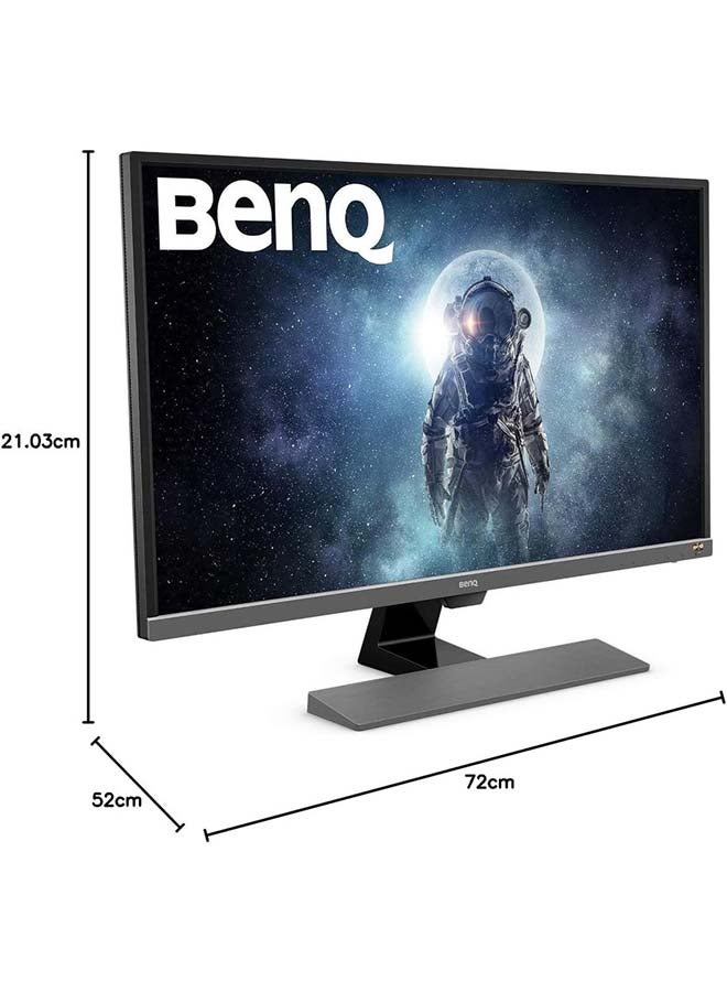 Renewed - 24.5-Inch 4K UHD 3840 X 2160 HDR Monitor Dark Grey