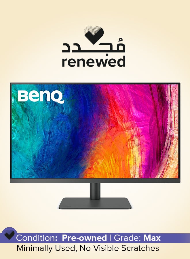 Renewed - 32-Inch LED 4K Monitor Dark Grey