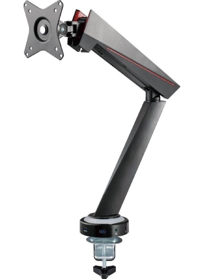 Twisted Minds Single Monitor Arm, Spring Assisted Mechanism, Black | TM-39-C06U