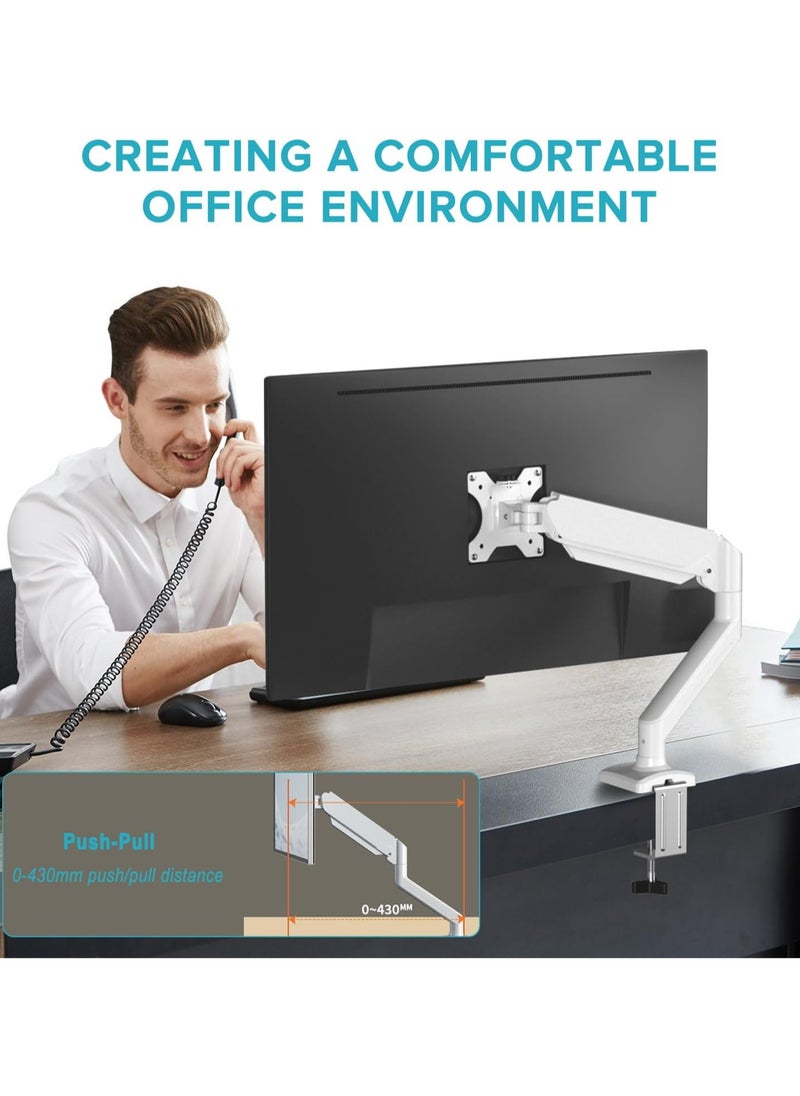 Single Monitor Desk Mount Stand for 13-32