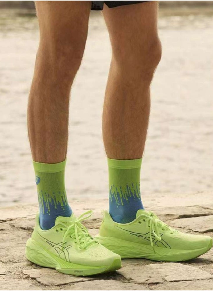 Novablast 4 Outdoor Running Shoes Bright Green for Beginner Runners/Marathon/Long Distance Running for Men/Women/Students