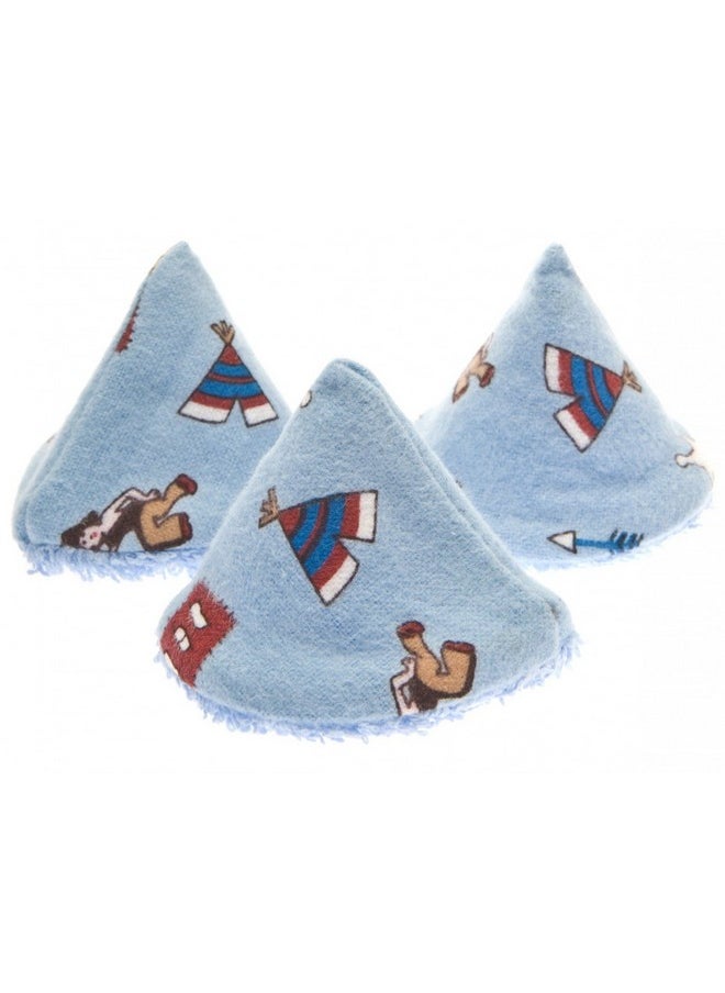 - Peepee Teepee For The Sprinkling Weeweee, Baby Pee Shield, Wild West Blue Design -5 Pack