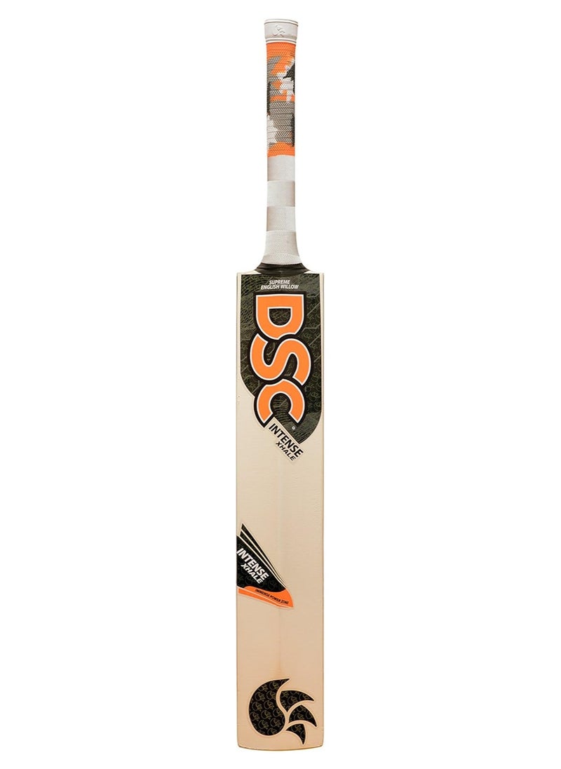 Intense Xhale Grade 5 English Willow Cricket Bat | Size 6 | Leather Ball | All-Round Playing Style | High Performance for Young Players