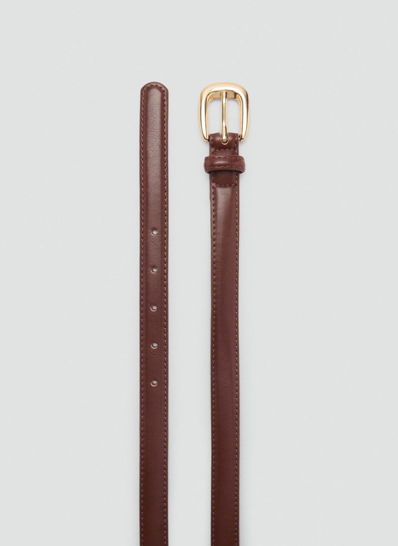 Buckle Skinny Belt