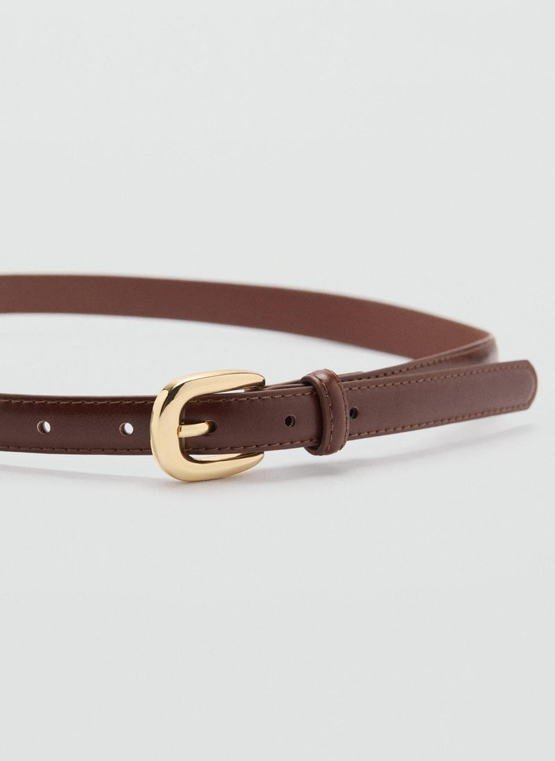 Buckle Skinny Belt