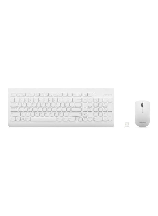 Lenovo 510 Wireless Combo Keyboard & Mouse (White)