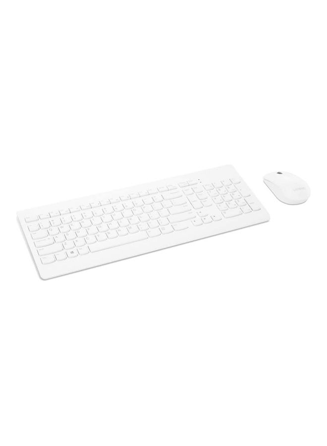 Lenovo 510 Wireless Combo Keyboard & Mouse (White)