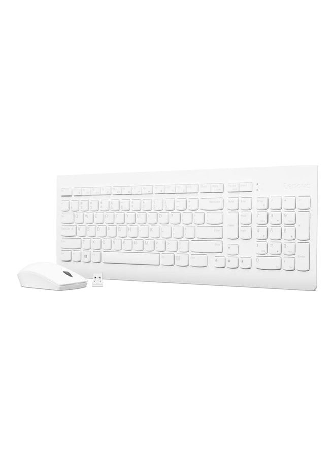 Lenovo 510 Wireless Combo Keyboard & Mouse (White)