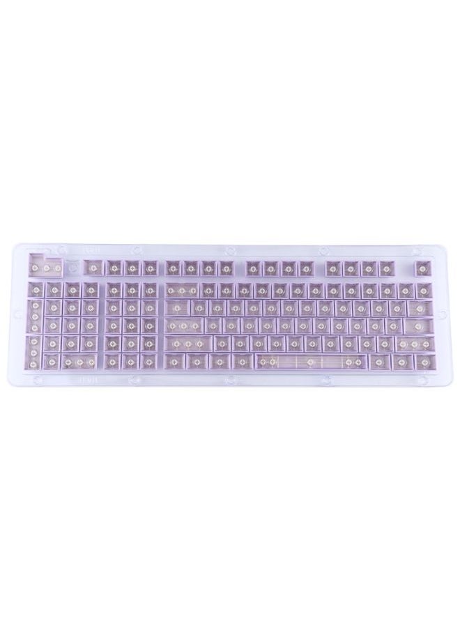 ABS Translucent Keycaps, OEM Highly Mechanical Keyboard, Universal Game Keyboard (Purple)