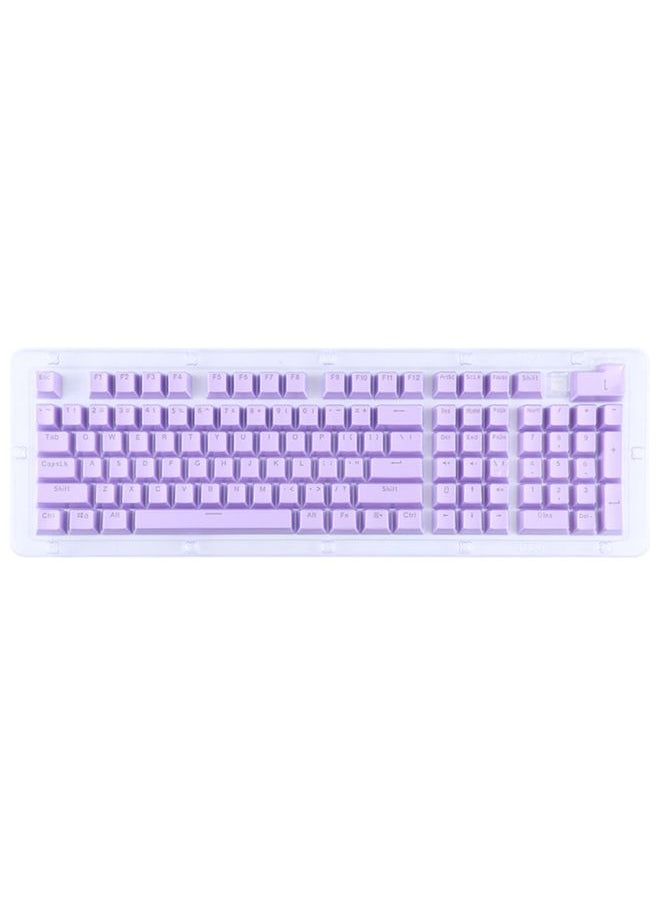 ABS Translucent Keycaps, OEM Highly Mechanical Keyboard, Universal Game Keyboard (Purple)