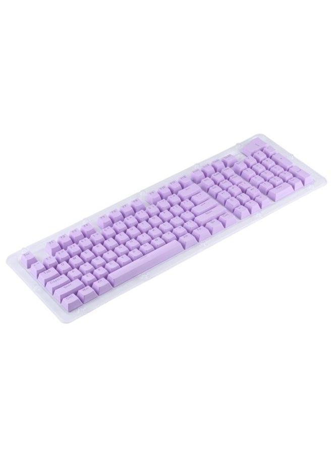 ABS Translucent Keycaps, OEM Highly Mechanical Keyboard, Universal Game Keyboard (Purple)