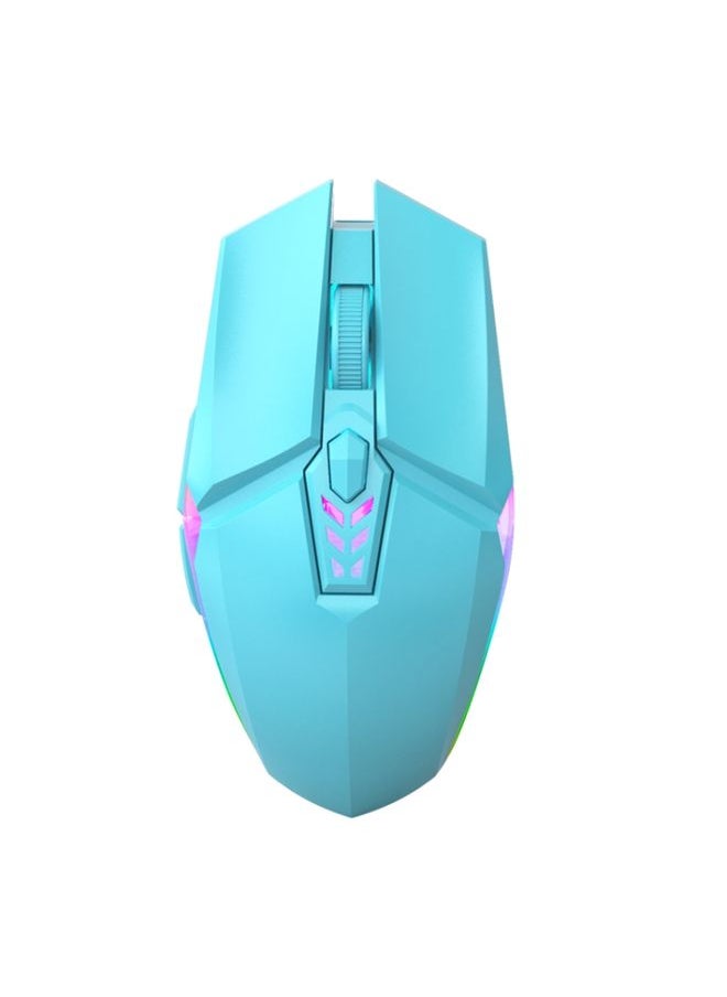 S700 Colorful Light USB Wired Office Gaming Mouse (Blue)