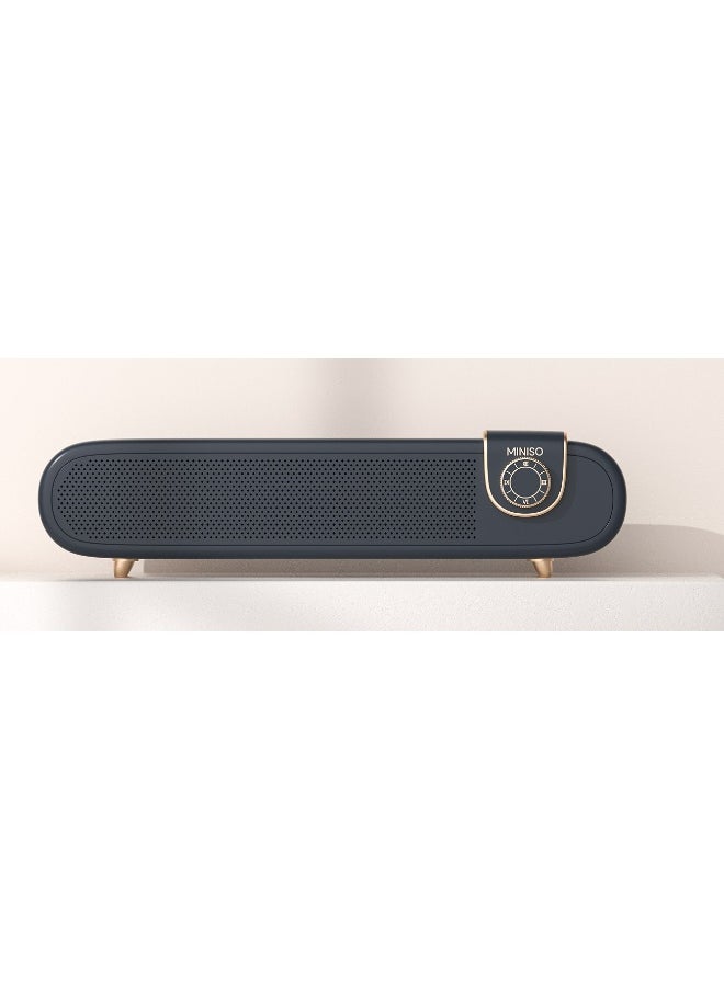 Stereo Sound Wireless Speaker for Desk  Model: SoundBar01(Navy Blue)